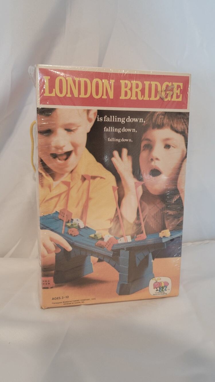 Vintage 1972 Schaper London Bridge Is Falling Down Game FACTORY SEALED NOS